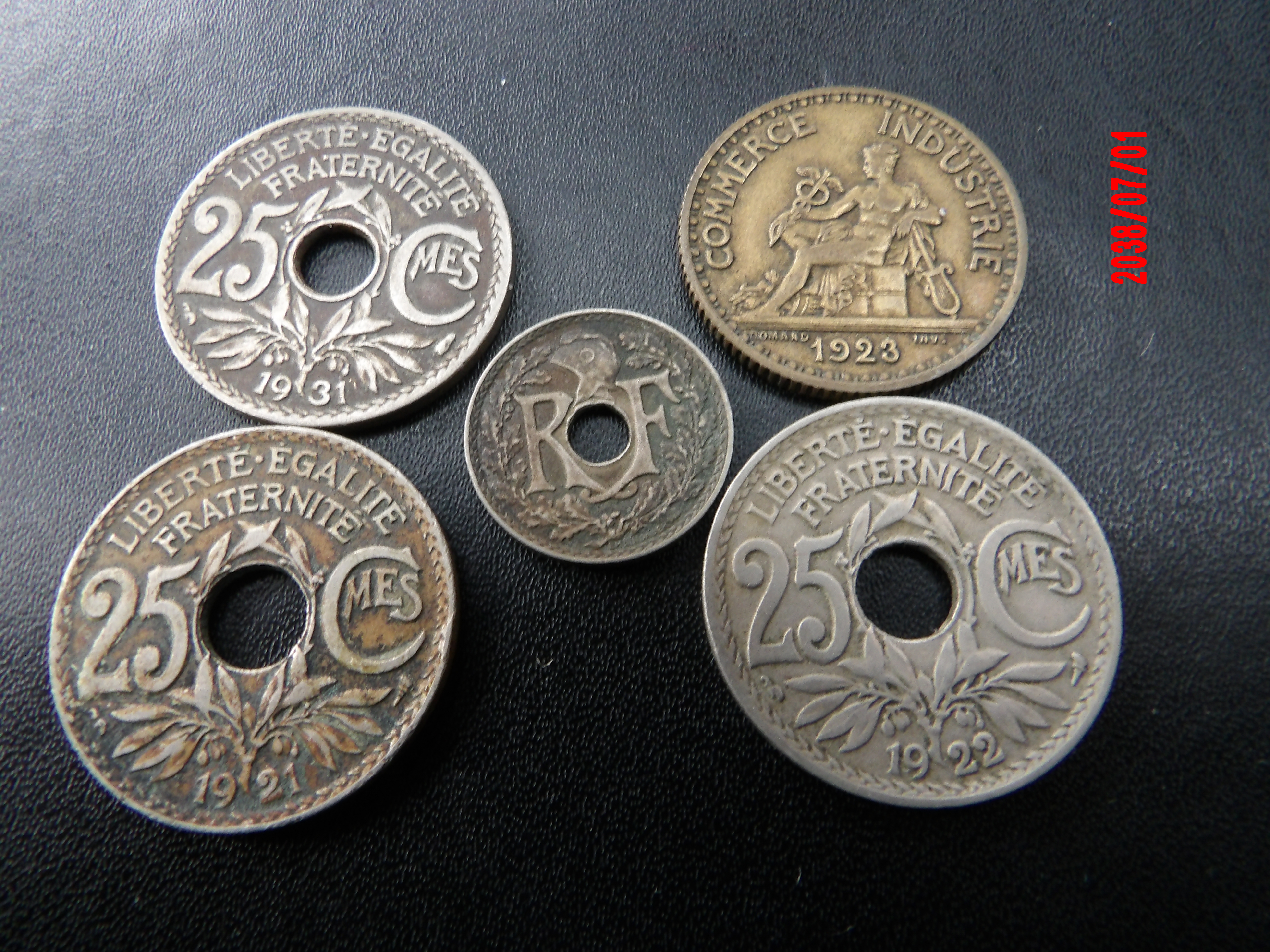 FRANCE, Mixed Depression Era Coins - Image 2
