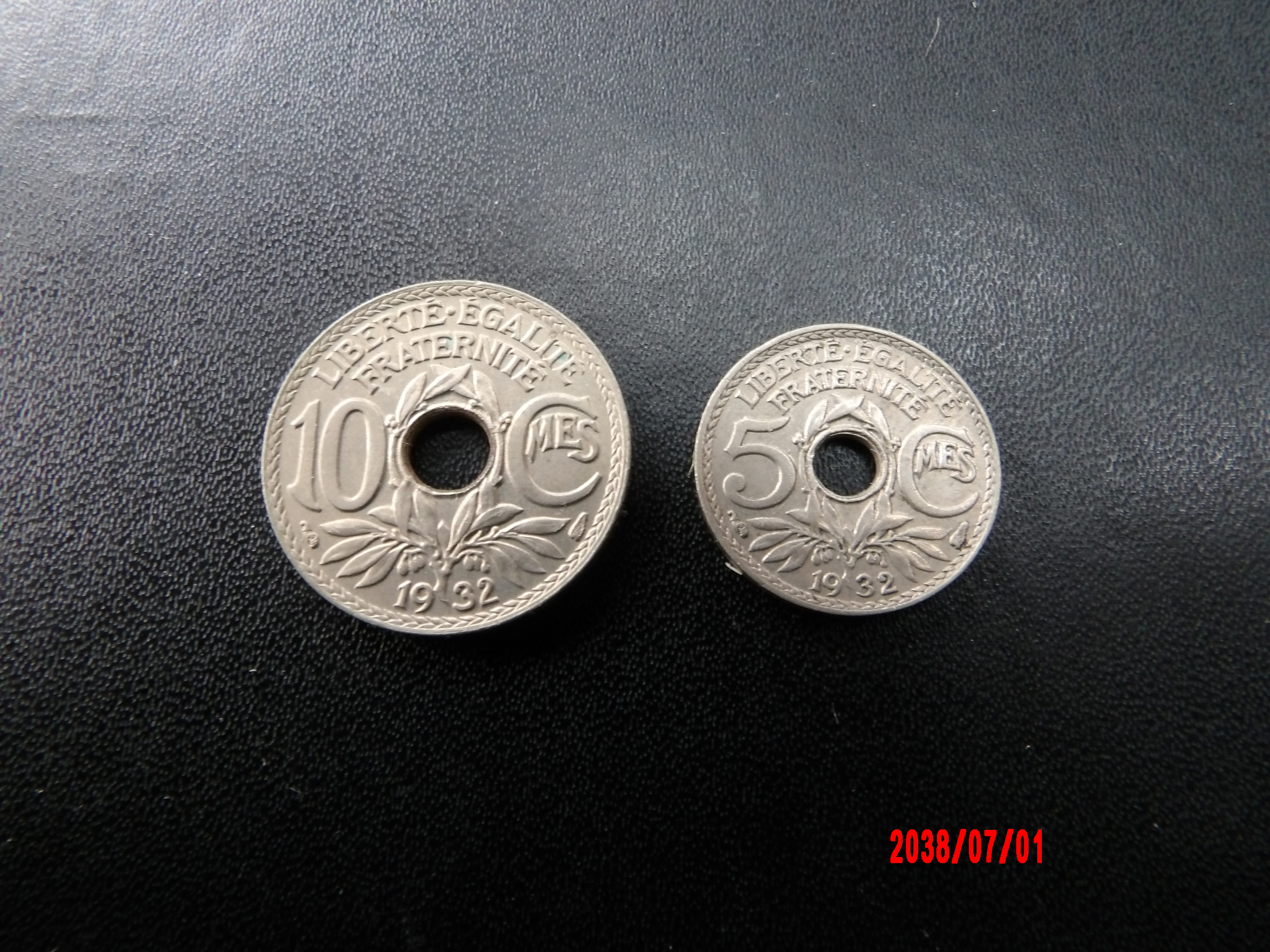 FRANCE, 5C,10C, 1932 - Image 1