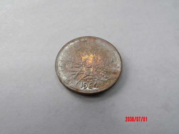 FRANCE, 5 Francs, 1964