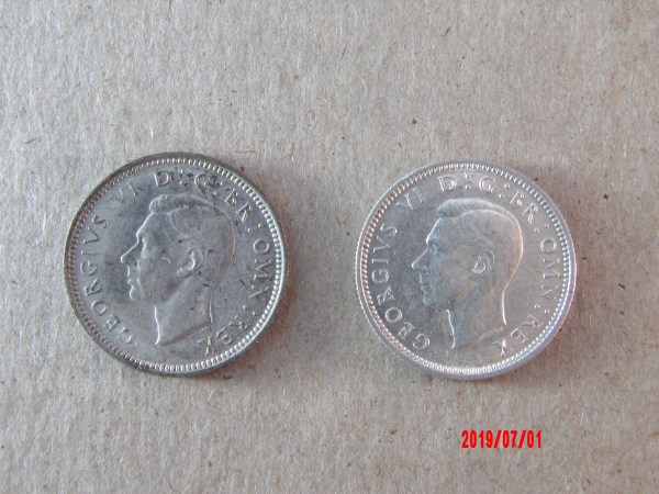 Victoria, 1860 1/, and 6d *