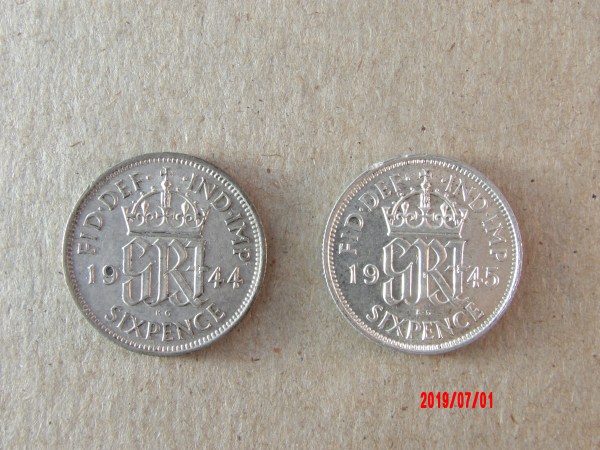 Victoria, 1860 1/, and 6d *