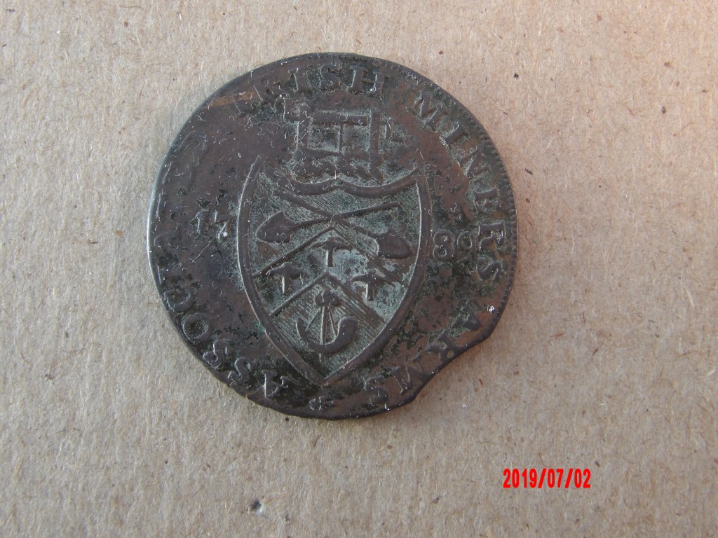 George III, 1789, Half Pence
