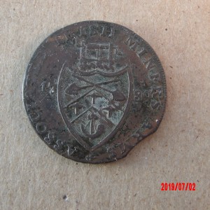 George III, 1789, Half Pence - Image 1