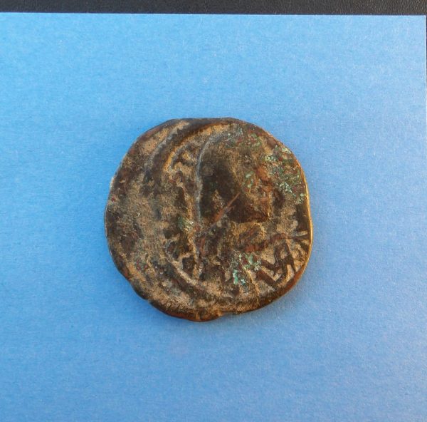 BYZANTIUM, ANASTASIUS, AE Follis, 499