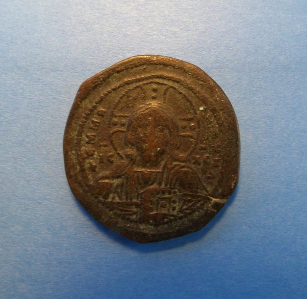 BYZANTIUM, BASIL II, AE Follis 976-1025