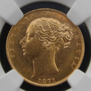 Victoria, 1871, Sovereign - Image 1