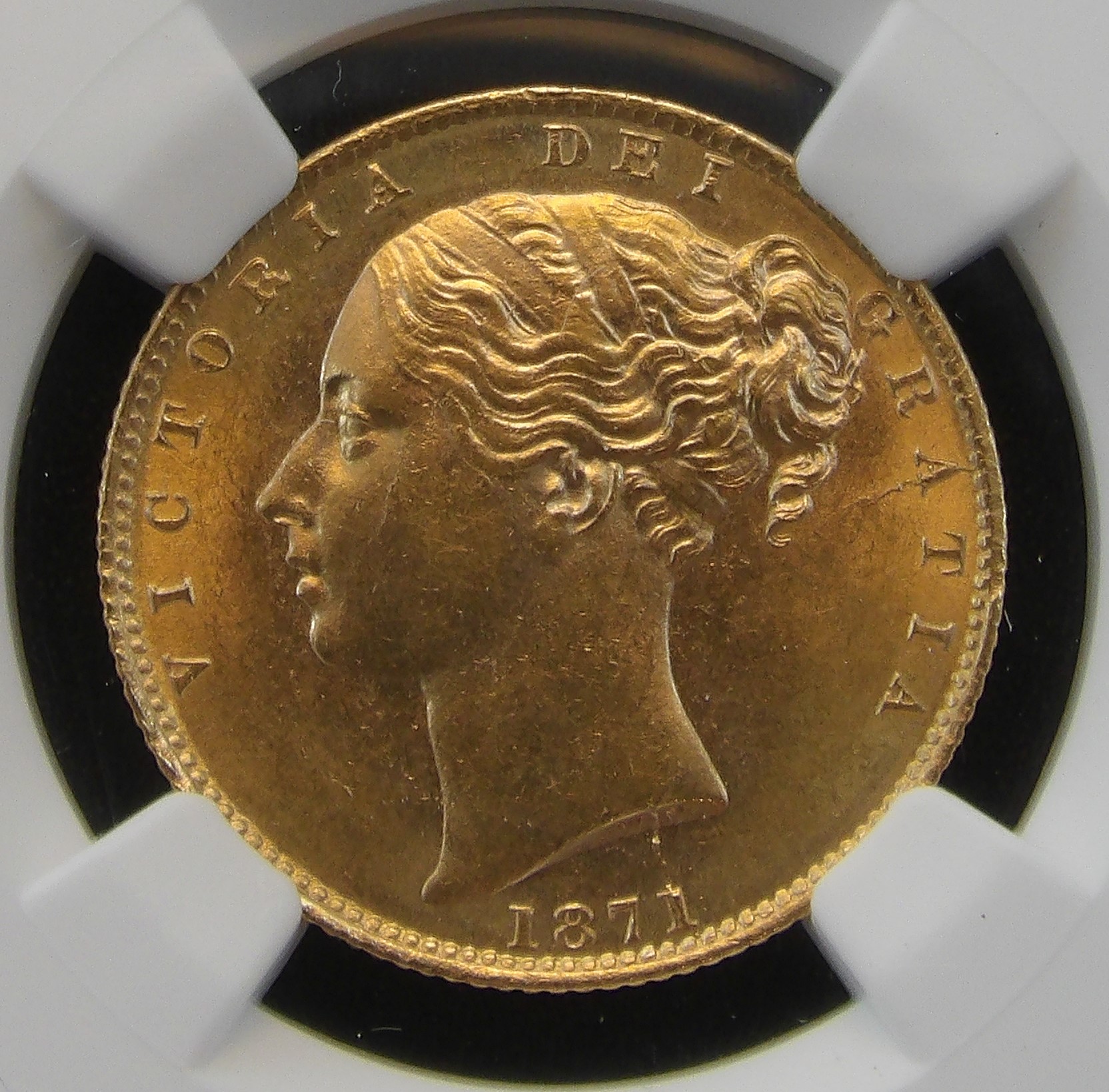 Victoria, 1871, Sovereign, GEM EXAMPLE - Image 1