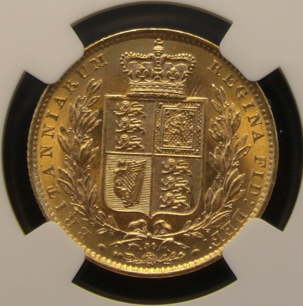 Victoria, 1871, Sovereign, GEM EXAMPLE