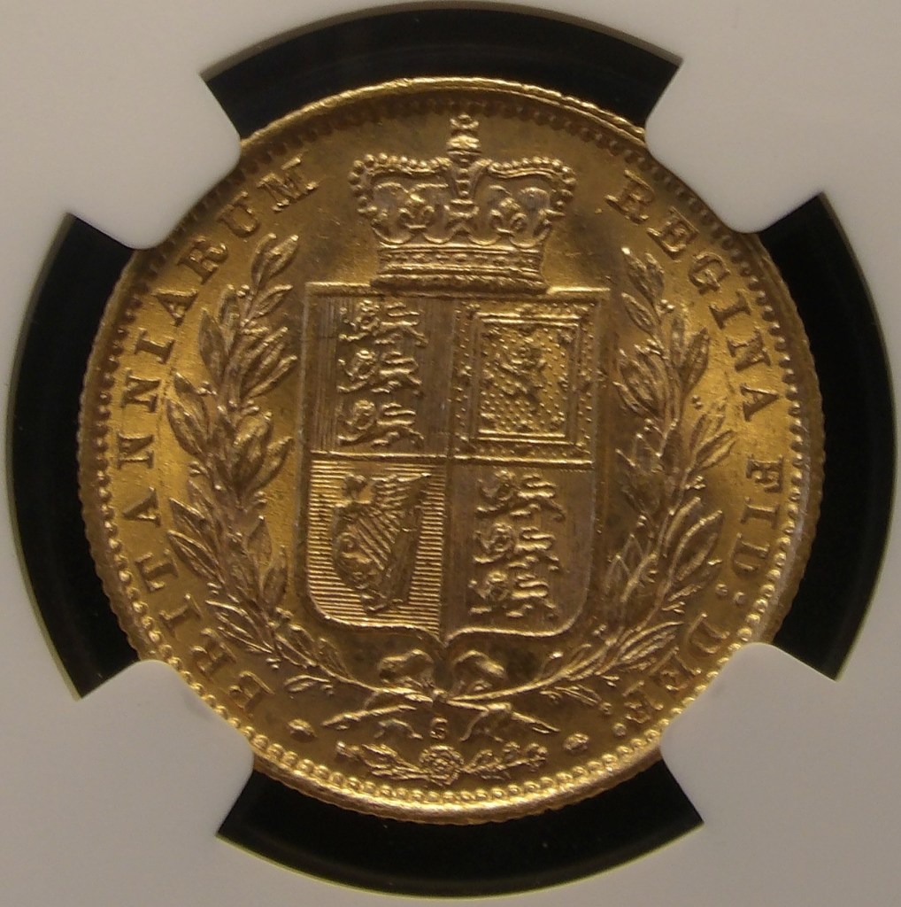 AUSTRALIA, Sovereign, 1884S  Choice Mint State