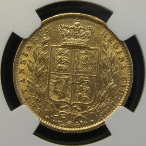 Victoria, 1860, Sovereign, Upside Down A for V in Victoria, Ex Bentley Collection - Image 5