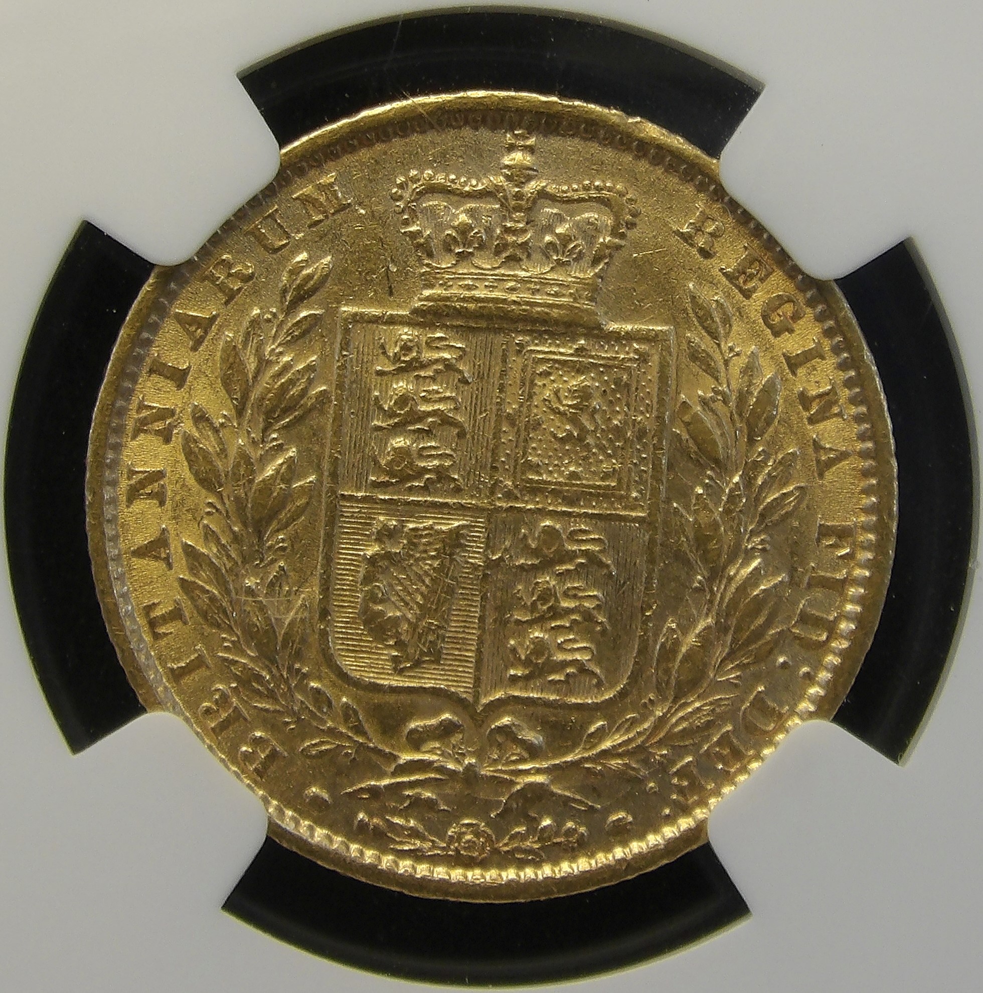 Victoria, 1860, Sovereign, Upside Down A for V in Victoria, Ex Bentley Collection - Image 5