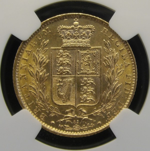 Victoria, 1864, Sovereign, Ex. Bentley Collection