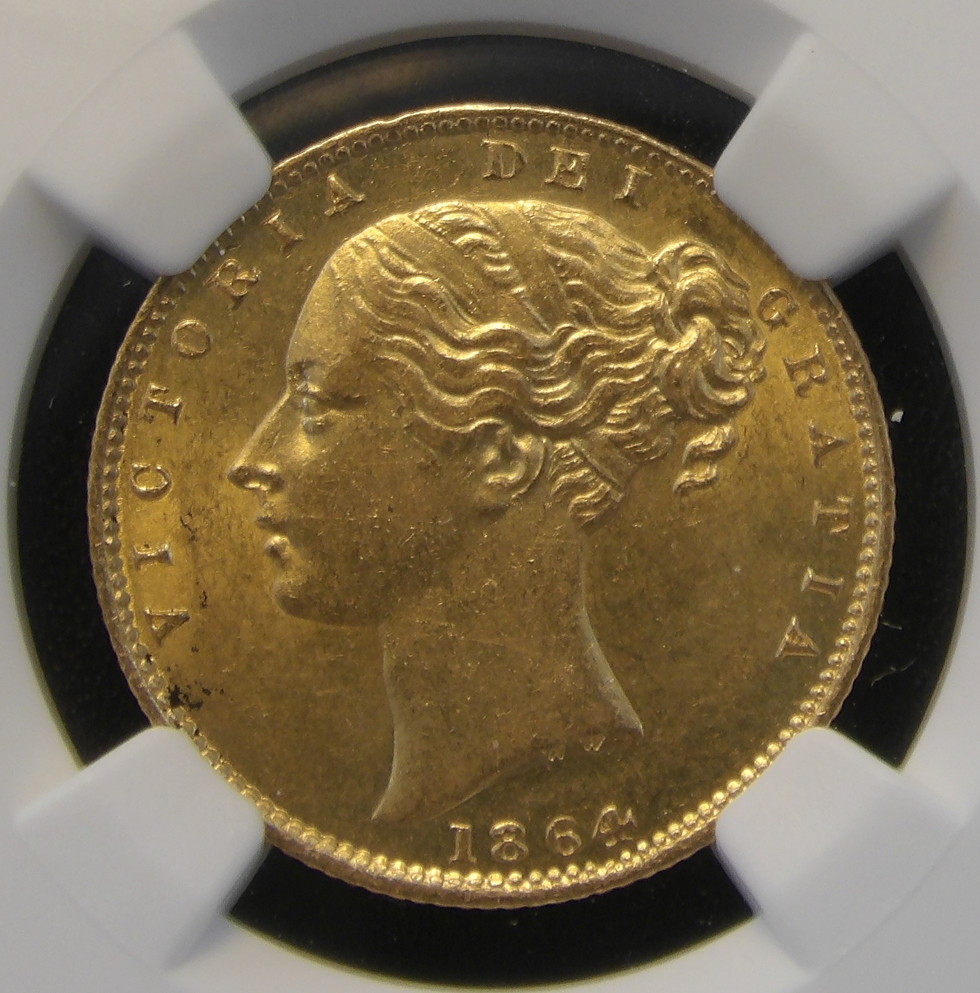 VICTORIA, SOVEREIGN, 1864, Ex Bentley Collection, Ex Duoro Cargo Hoard - Image 1