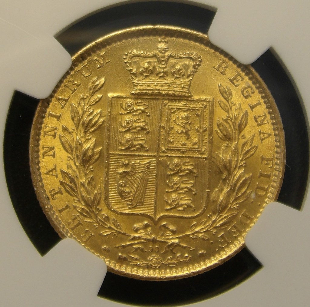 VICTORIA, SOVEREIGN, 1864, Ex Bentley Collection, Ex Duoro Cargo Hoard
