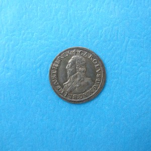 Charles II, 1660-62, Broad, Rare Pattern in Silver - Image 1