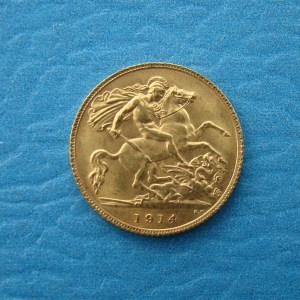 George V, 1914, 1/2 Sovereign - Image 4