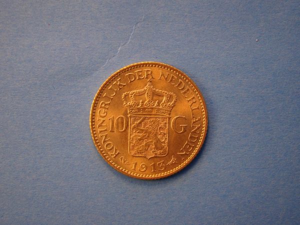 Netherlands, 1913, 10 Gulden *