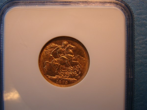 Australia, 1879M, Sovereign*