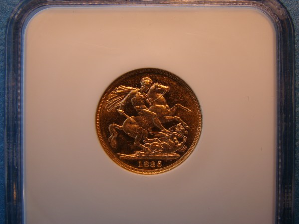 Australia, 1885M, Sovereign*