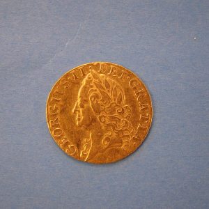 George II, 1749, 1/2 Guinea, EXTREMELY RARE DATE - Image 1
