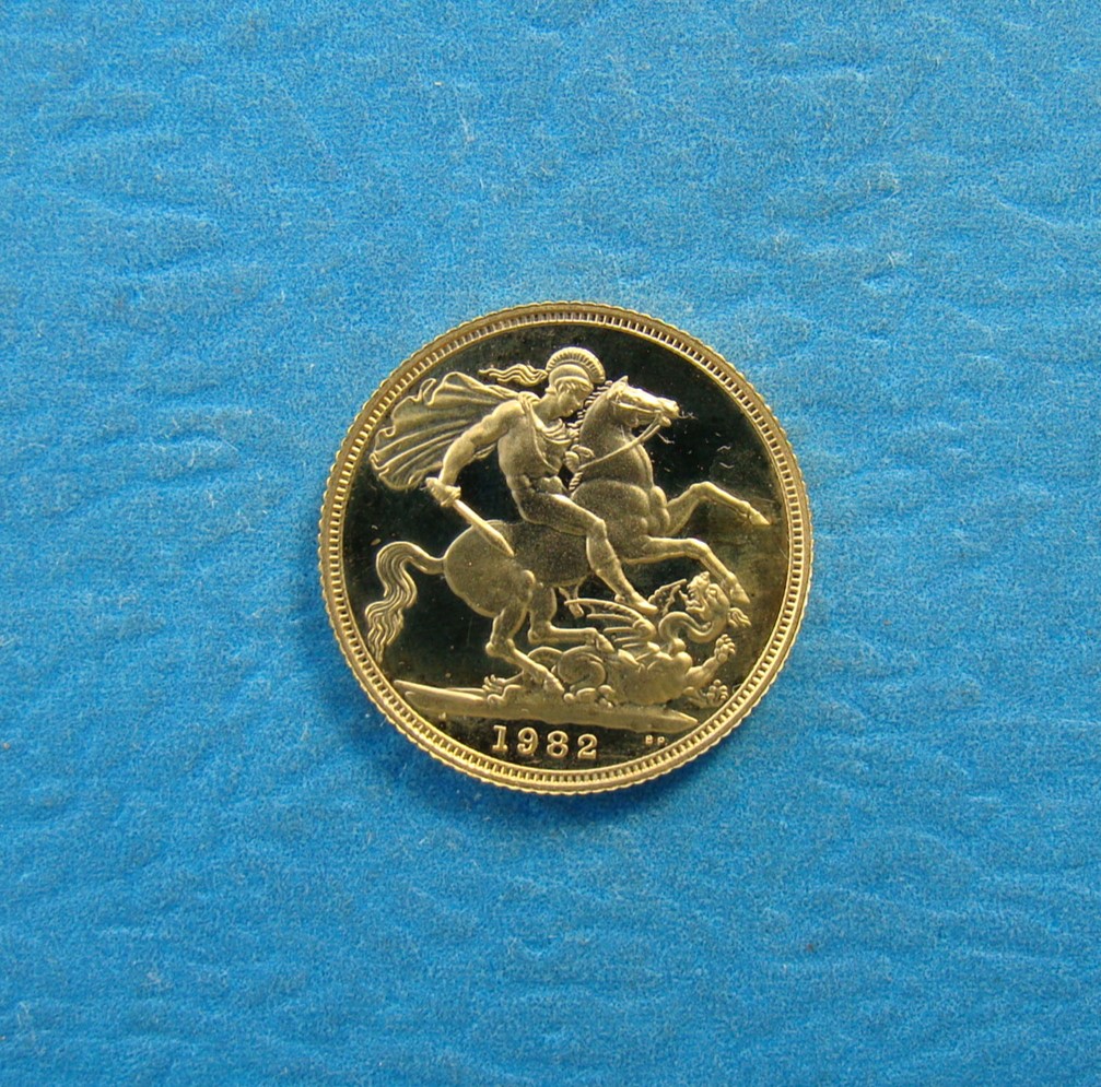 Elizabeth II, 1982, Sovereign, Proof * - Image 2