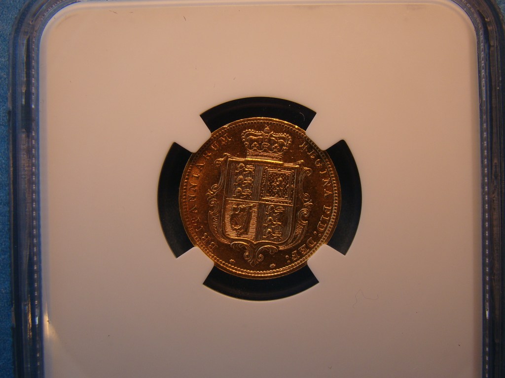 Victoria, 1880, 1/2 Sovereign*