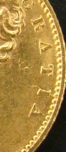 Victoria, 1860, Sovereign, EXT RARE Unbarred 1st A in GRATIA, EX BENTLEY COLLECTION - Image 2