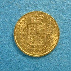 Victoria, 1860, Sovereign, EXT RARE Unbarred 1st A in GRATIA, EX BENTLEY COLLECTION - Image 4