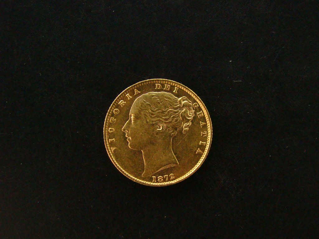 Victoria, 1872, Sovereign, Ex Bentley Collection