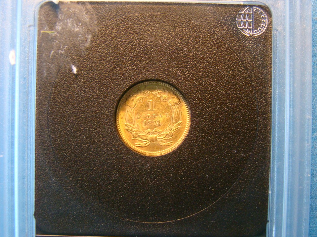 United States, 1874, $1