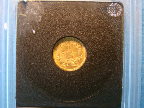 United States, 1874, $1