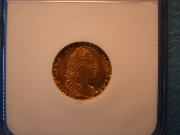 George III, 1775, 1/2 Guinea, EX TERNER COLLECTION  SOLD