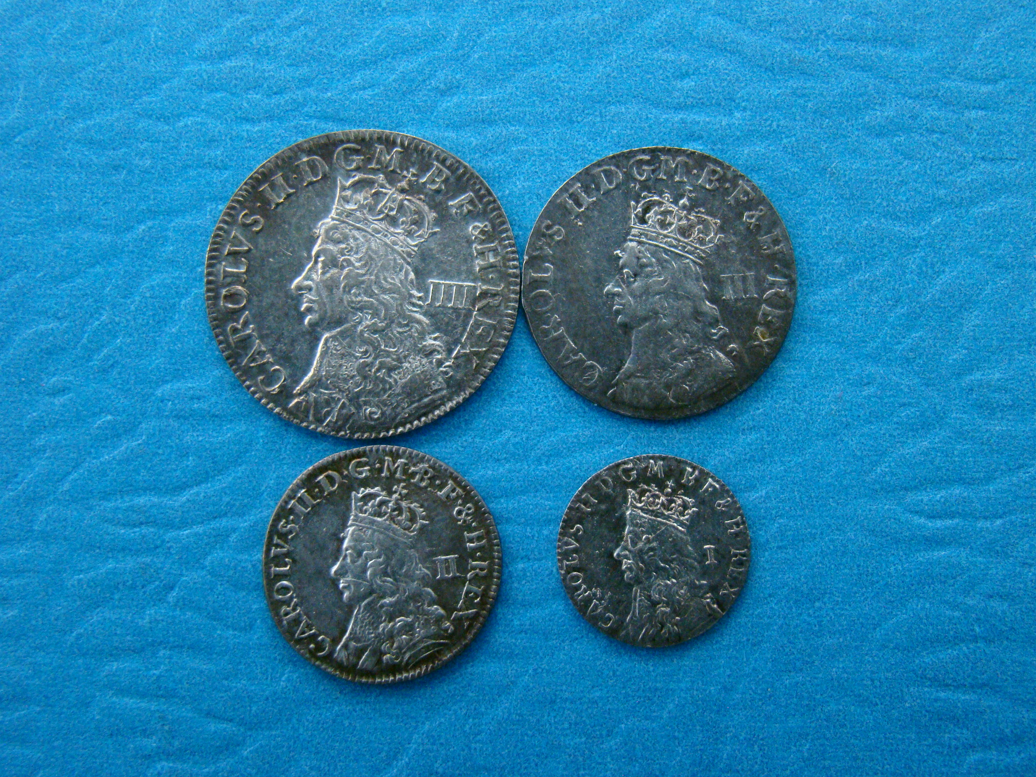Charles II, 1660-62 Maundy Set, MINT STATE - Image 1