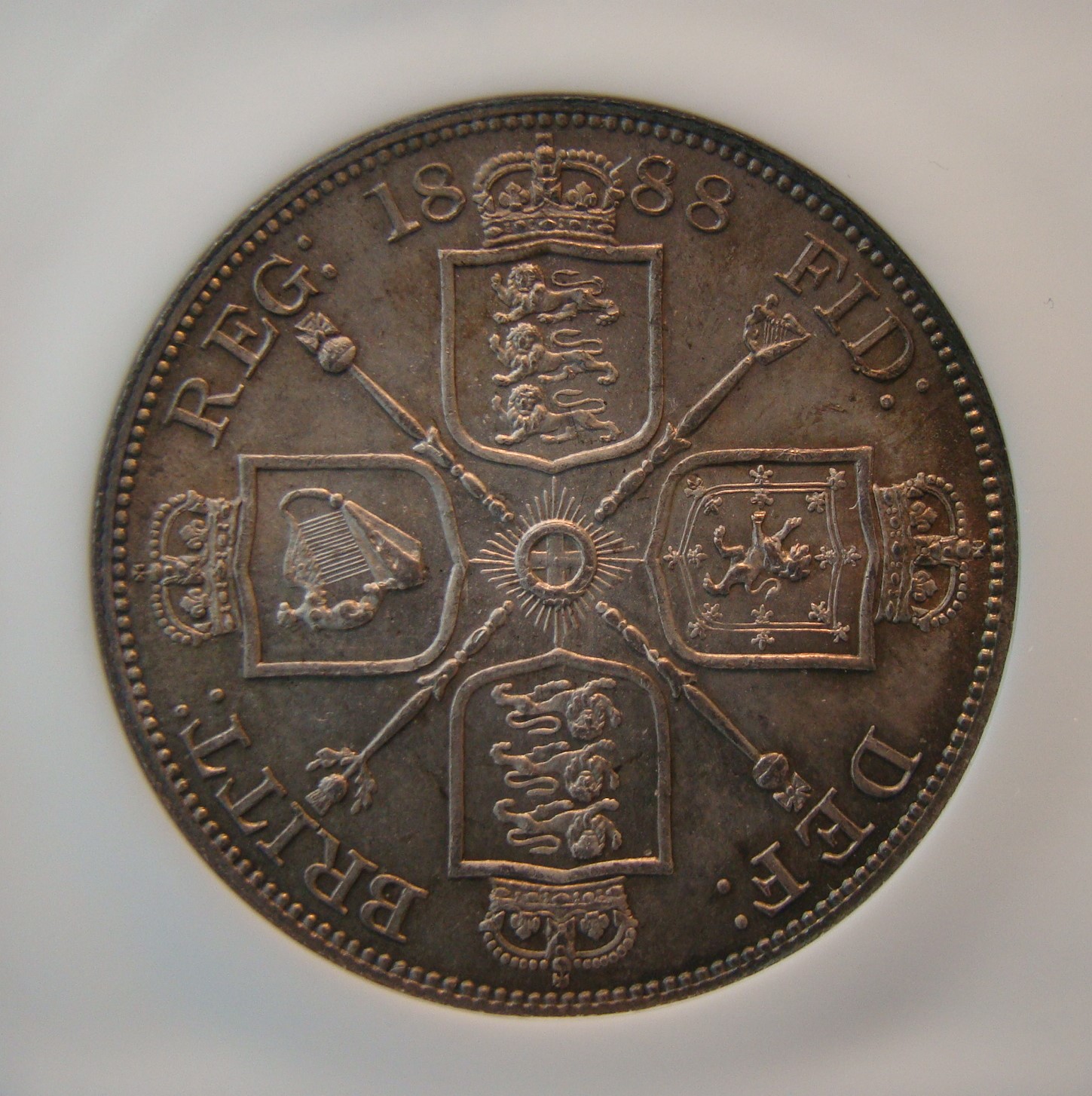 Victoria, 1888, Double Florin - Image 2