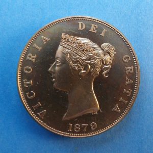 Victoria, 1879, Crown Proof in Bronze - Image 1