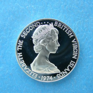 BR. VIRGIN IS. $1, 1974 * - Image 1