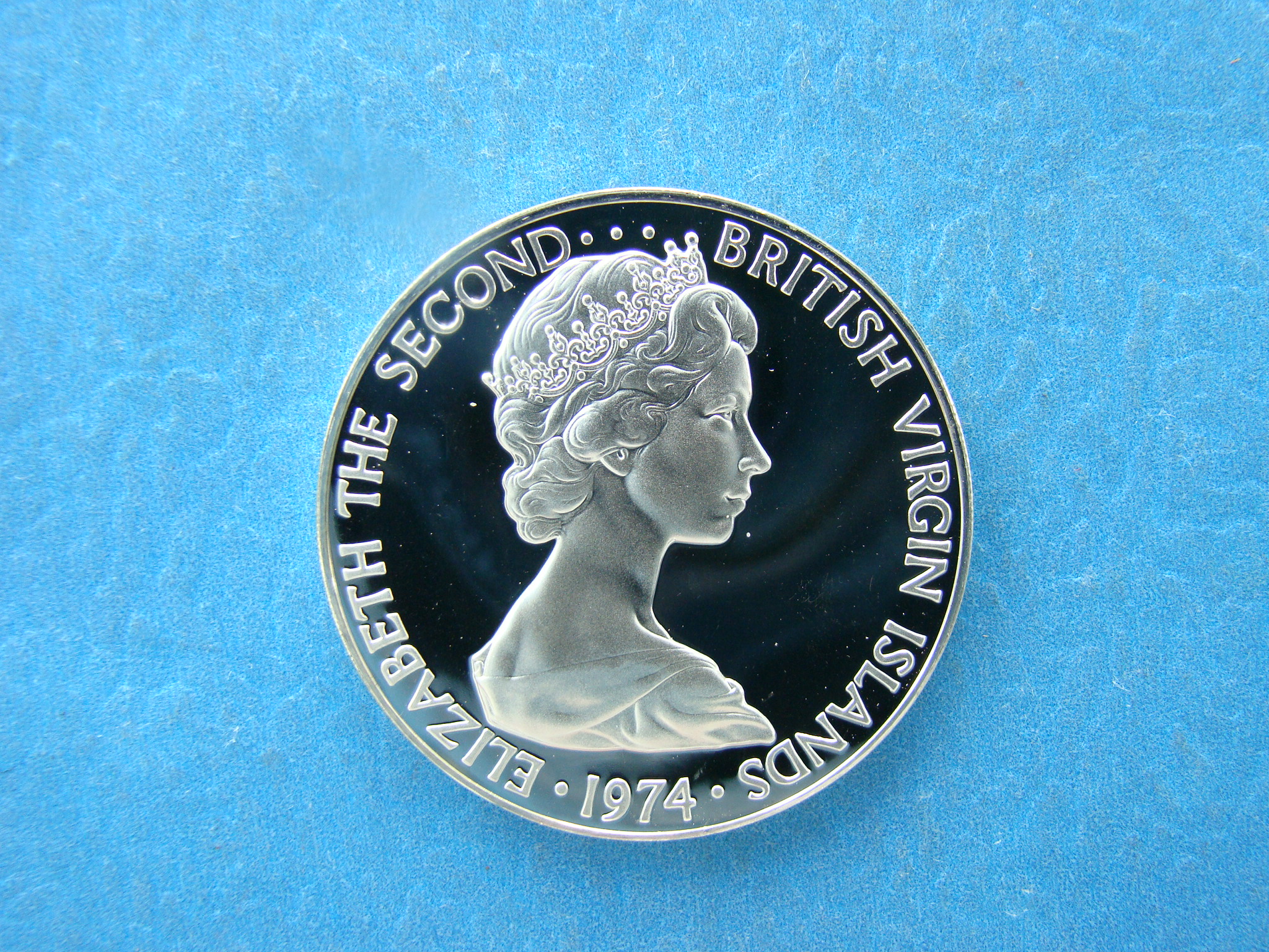 BR. VIRGIN IS. $1, 1974 * - Image 1