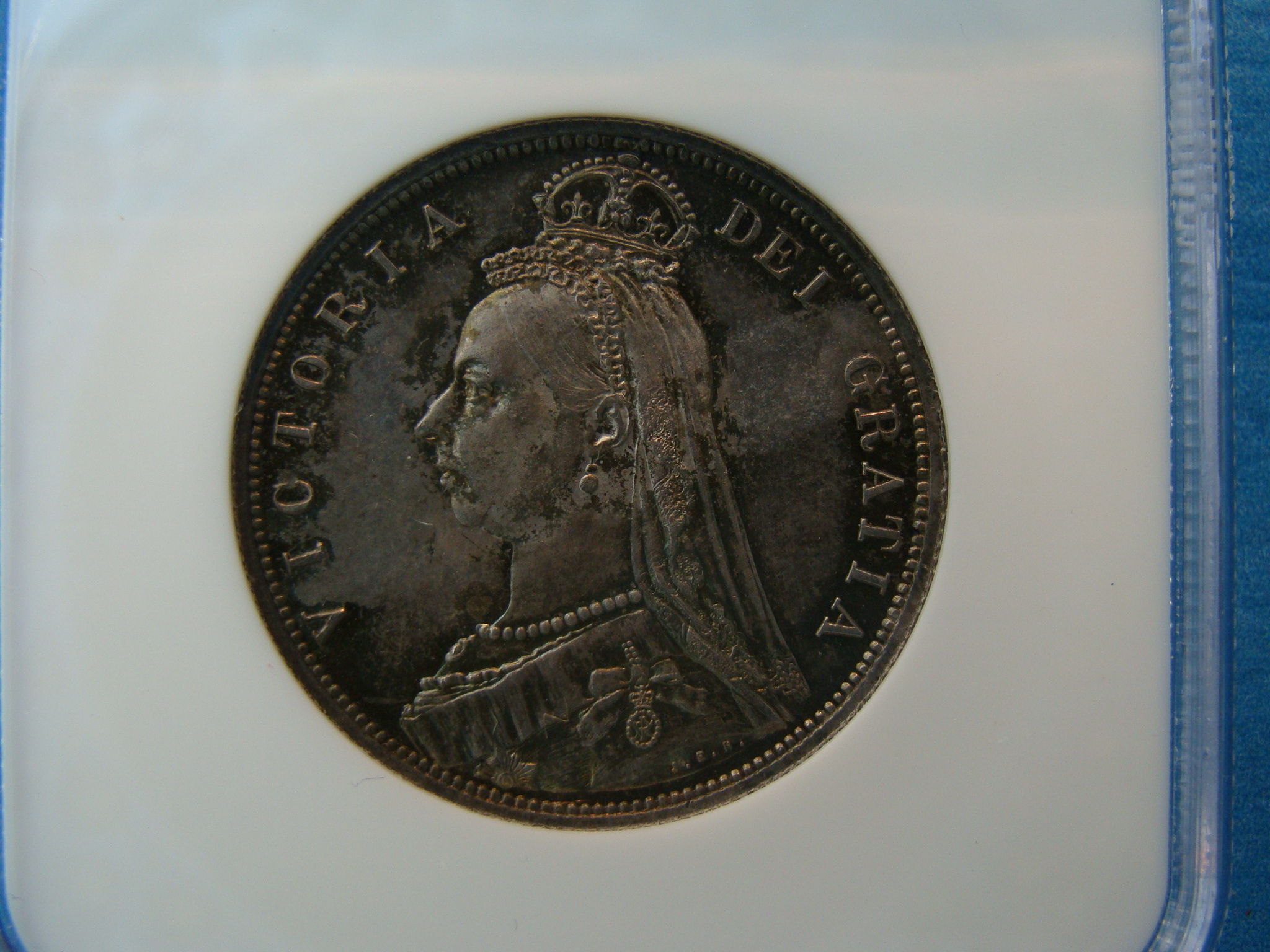 Victoria, 1887, Halfcrown, Proof - Image 1