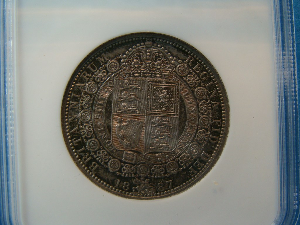 Victoria, 1887, Halfcrown, Proof