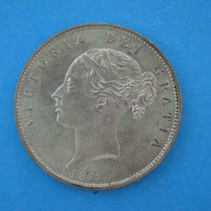 Victoria, 1877, Halfcrown - Image 1