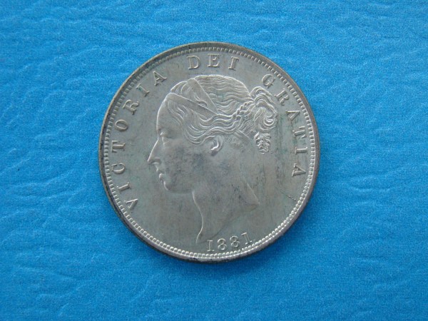 Victoria, 1881, Halfcrown