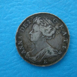 Anne, 1707E, Halfcrown - Image 1