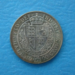 Victoria,1900, Halfcrown - Image 2