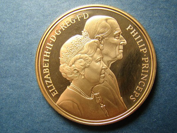 Elizabeth II, 1997, 5 Pounds, PROOF IN GOLD