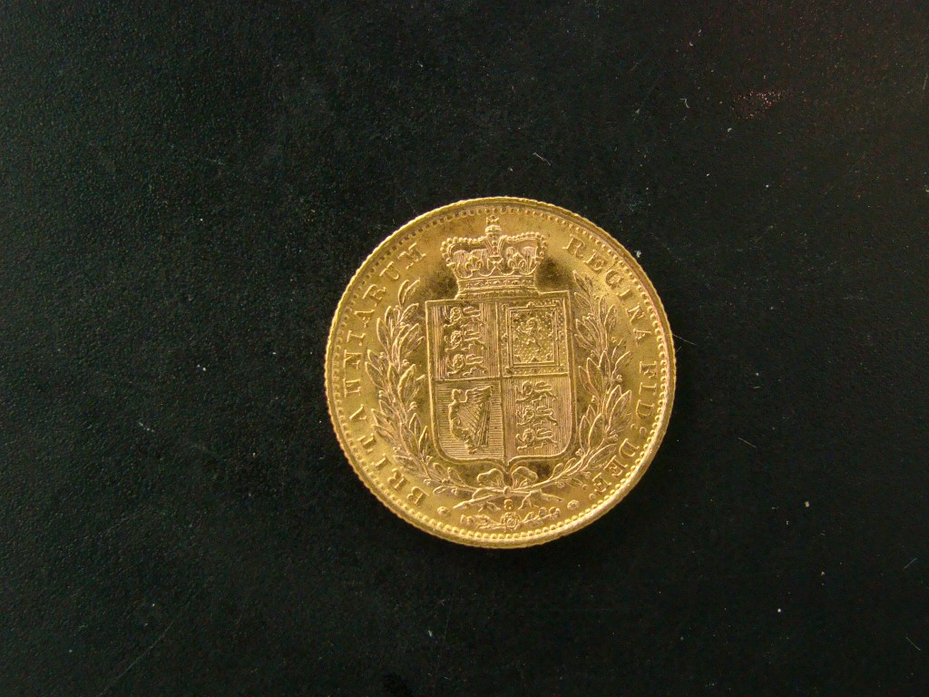 AUSTRALIA, Sovereign, 1884S  Choice Mint State