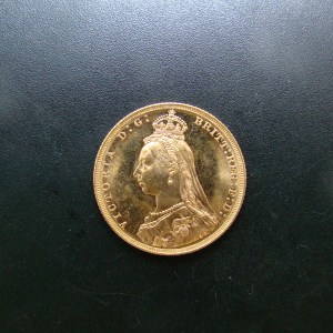 AUSTRALIA, Sovereign, 1889M, HIGHEST GRADED BY NGC OR PCGS - Image 1