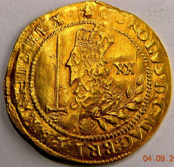 Charles I, 1644, Unite, Oxford Mint