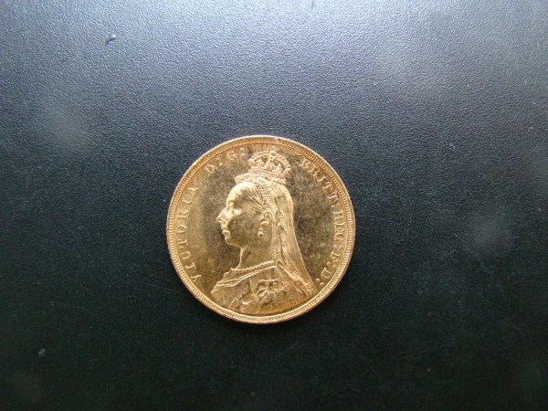 VICTORIA, 1891, Sovereign, Mint State Example