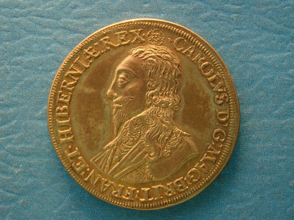 CHARLES I, 1649, UNITE, THE JUXON MEDAL