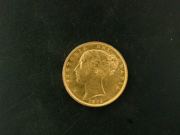 Victoria, 1864, Sovereign, Ex Bentley Collection